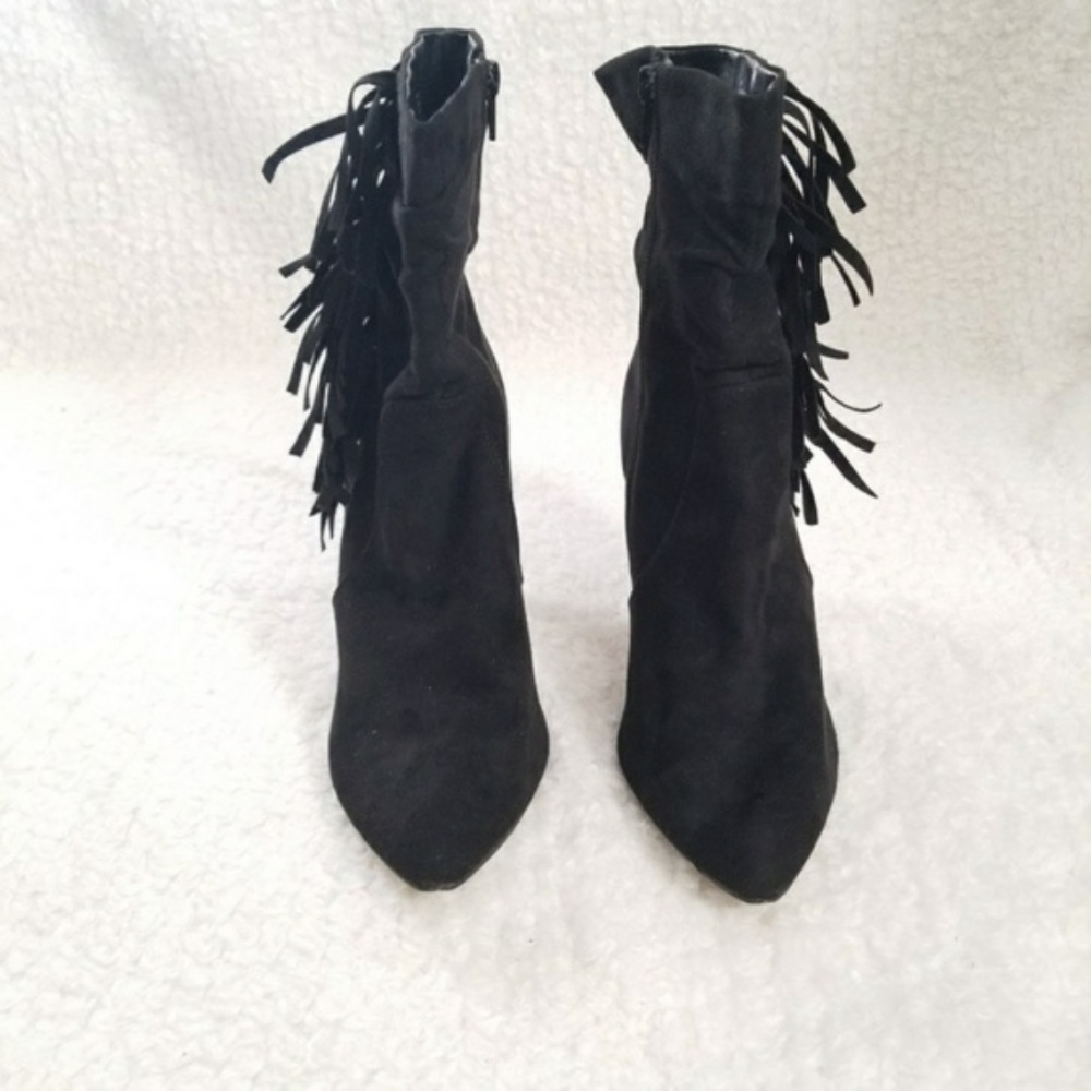*sold*Just Fab size 10 Posey Fringe Bootie - Picture 3 of 7